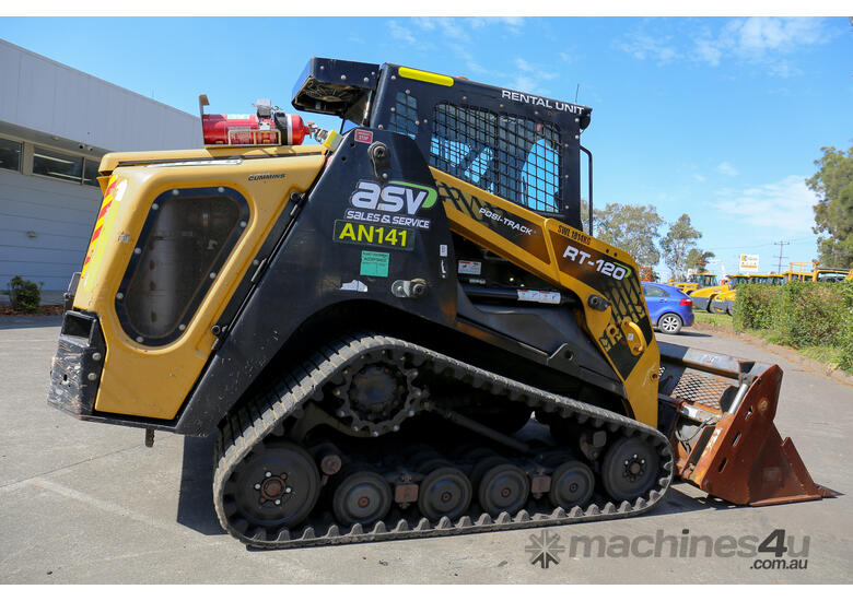 caption 2017 ASV RT-120 Posi-Track Loader – High Power, Ready for Tough Jobs!