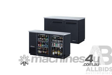 Turbo Air - 2 Glass Door Back Bar Fridge TBB-2SGD - ORP $4,870
