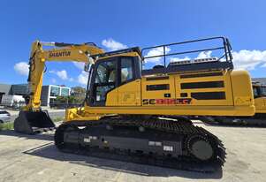 Shantui Excavator - 34.6T | Cummins Power, Air Con, Enclosed Cabin & Steel Tracks