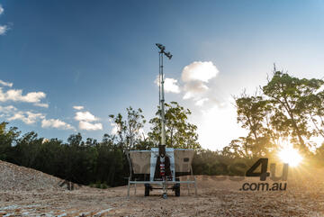 Viking Industrial Solar Lighting Tower for Rent in QLD