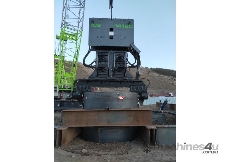 ICE 1412C Vibratory Hammer and Power Pack - Crane Suspended - Single, Double or Quad Clamp - Hire