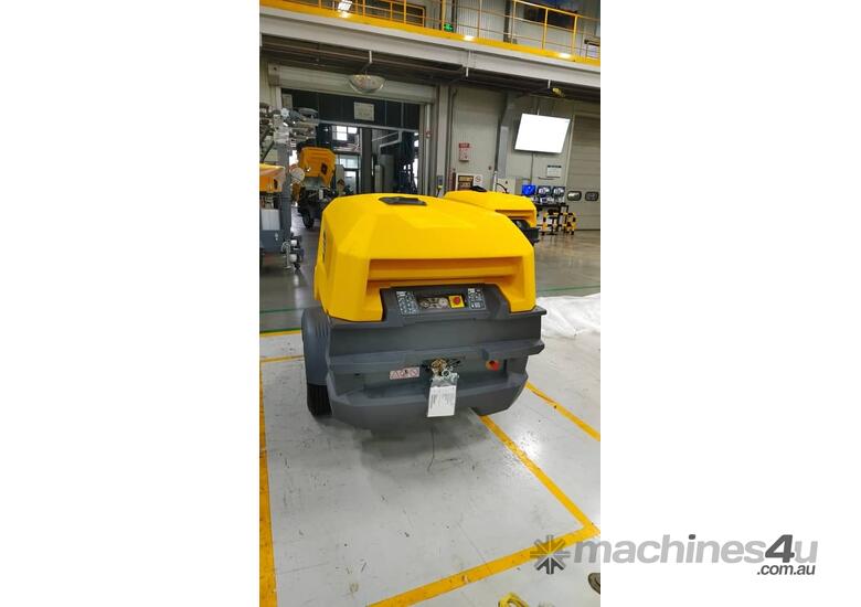 caption New Atlas Copco Diesel Portable XAS88 & XAHS400 PACE Air Compressors
