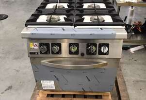 C-G941 Fagor Kore 900 Series Natural Gas 4 Burner with Gas Oven