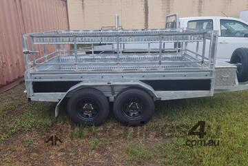 Used 10x6 Heavy Duty Cage Trailer - Australian Steel