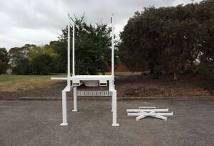 White Bulk Bag Unloader Frame With Jib