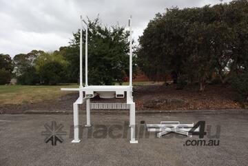 White Bulk Bag Unloader Frame With Jib