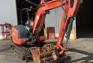 Kubota 4T Mini Excavator with Multi-Bucket Pack - Reliable & Ready to Work!