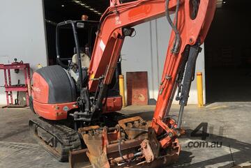 Kubota 4T Mini Excavator with Multi-Bucket Pack - Reliable & Ready to Work!