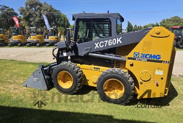 Ex Demo | XCMG XC760 Wheeled Skid Steer Loader | 1080 kg Load | High Performance with 4-in-1 Bucket