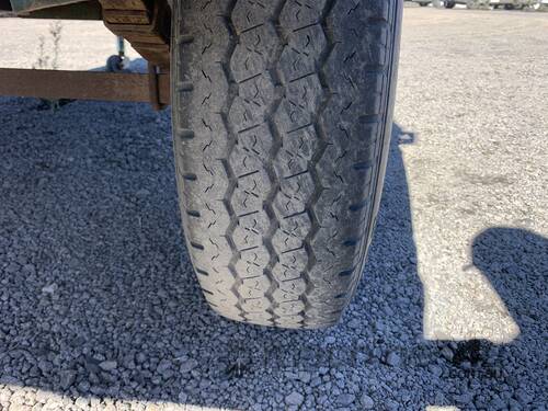 caption 1989 LDK 7x5 Caged Box Trailer