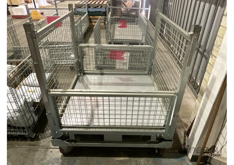 caption Collapsible Storage Cage