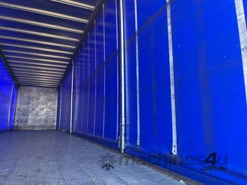 caption 2001 Krueger ST-3-38 Tri Axle Curtainside B Trailer