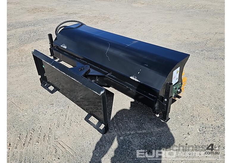 caption Unused Captok Hydraulic Angle Broom to suit Skidsteer Loader
