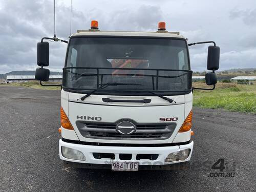 caption 2014 Hino 500 1124 Tipper With Crane