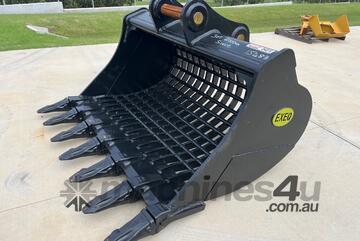 Sieve / Riddle Bucket With Teeth - to Suit 28-36T Excavator