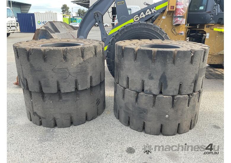 caption 4x Tyres Suit John Deere Wheel Loader