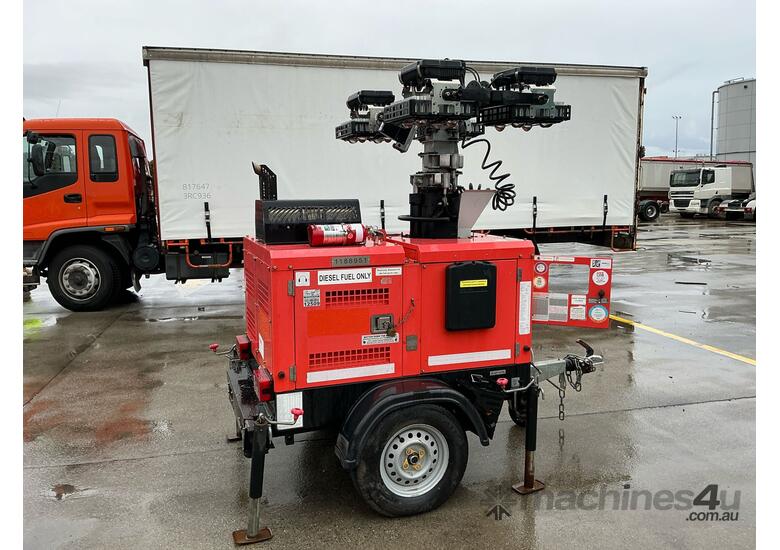 caption 2018 Powerlink Single Axle Lighting Tower Trailer