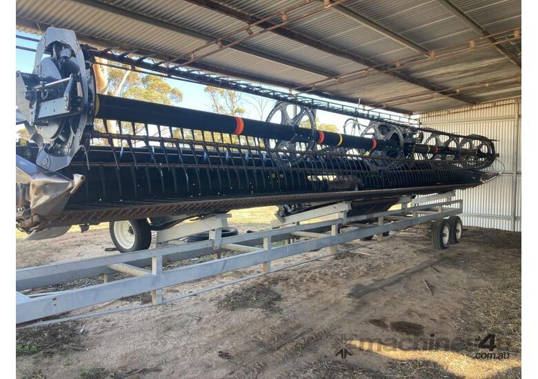 caption 2016 CASE IH 7240 HARVESTER & 2015 MACDON D65 40'
