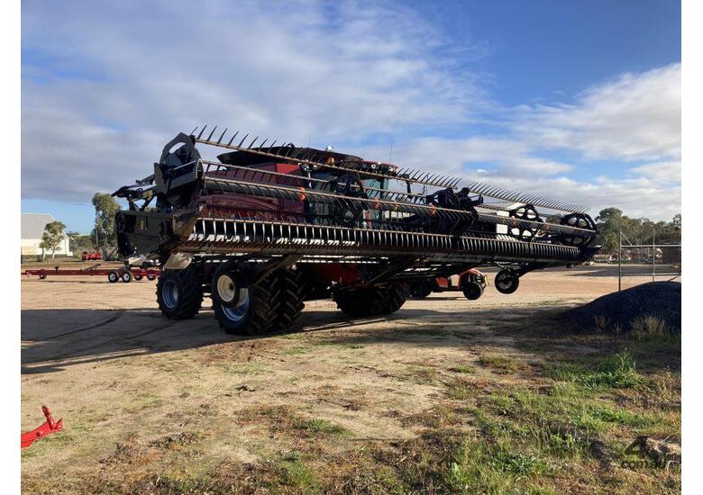 caption 2016 CASE IH 7240 HARVESTER & 2015 MACDON D65 40'