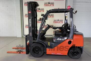 2019 TOYOTA 32-8FG25 5500mm 3 STAGE MAST WITH SIDE SHIFT