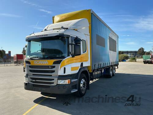 caption 2014 Scania P320 Curtainsider Sleeper Cab
