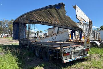 2014 Vawdrey VB-S3 Curtainside Drop Deck B Trailer