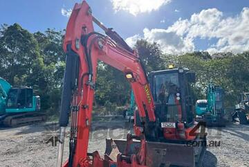 2019 Kubota U55-4 5.5T Excavator Tilt Hitch, Buckets, Tier 1 Spec 4,075 hrs