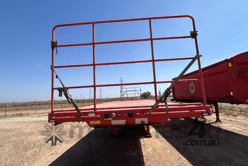 2018 CIMC Tri-Axle Flat Deck Trailer