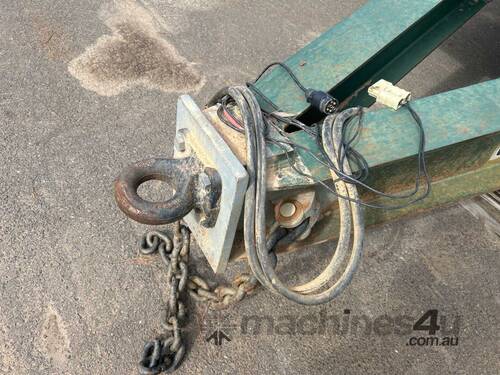 2010 JP Trailers Beaver Tail Tandem Axle Trailer