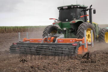 Falc RU Galvanised-Frame Rubber-Body Rotary Hoe