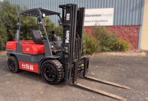 2021 TAI LIFT 4 WHEEL COUNTER BALANCE FORKLIFT.