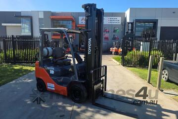 Toyota Forklift 1.8T Low Hours (Unit#:AU484)