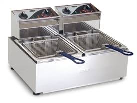 Roband Double Pan Fryer 2 x 5Ltr F25 - picture0' - Click to enlarge