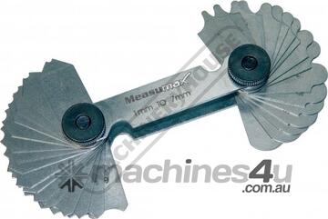Measumax 70-614 Radius Gauge Set 1-7mm