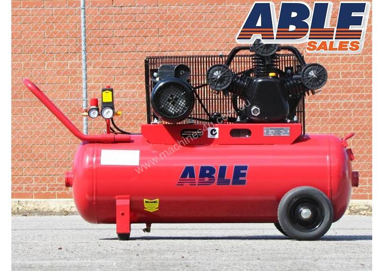 caption Electric Air Compressor 240Volt 100 Litre 18CFM 125PSI