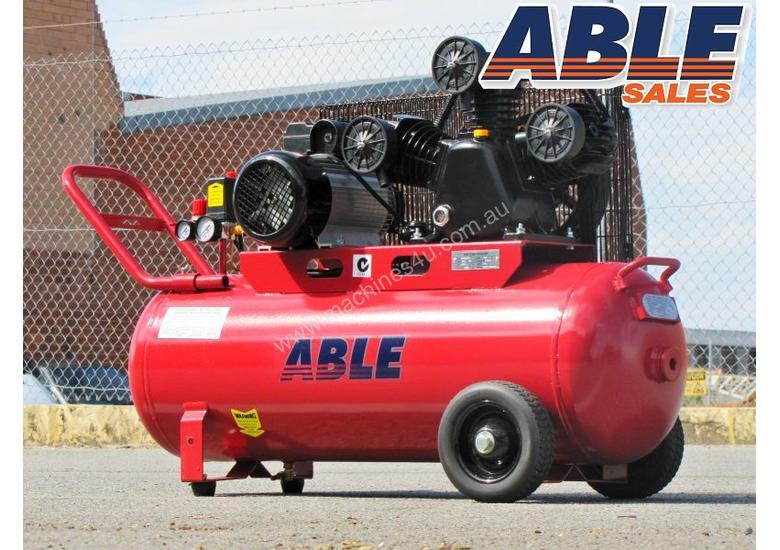 caption Electric Air Compressor 240Volt 100 Litre 18CFM 125PSI
