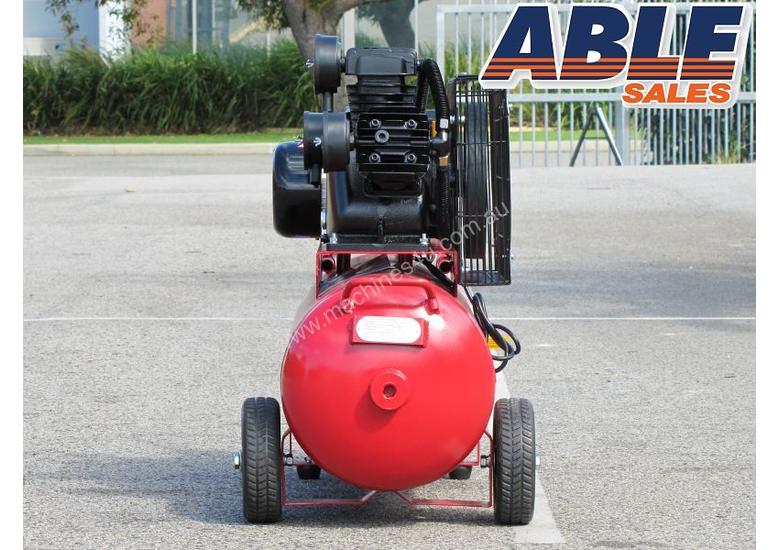 caption Electric Air Compressor 240Volt 100 Litre 18CFM 125PSI