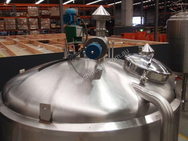 caption Stainless Steel Jacketed Mixing Capacity 6,500Lt.