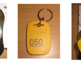 Six Bank Electric Swipe Card Locker - picture0' - Click to enlarge