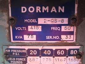 75 kVA DORMAN SPOT WELDER - picture0' - Click to enlarge