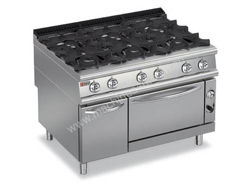 Baron 9PCF/G1205 Six Burner Gas Cook Top with Gas Oven