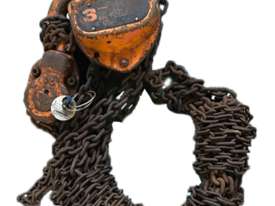 Chain Hoist Block and Tackle 3 ton x 6 mtr Drop PWB Anchor Lifting Crane - picture0' - Click to enlarge