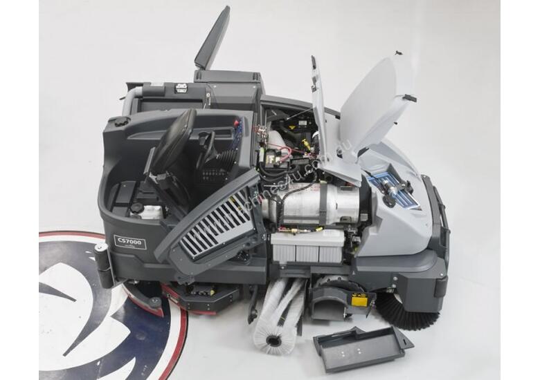 caption Nilfisk CS7010 Combination LPG Scrubber Dryer Sweeper
