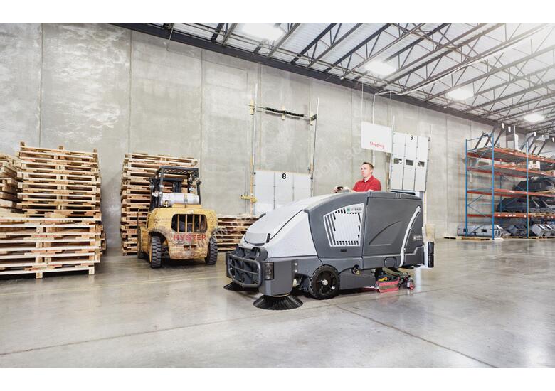 caption Nilfisk CS7010 Combination LPG Scrubber Dryer Sweeper