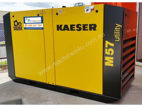 Brand New Kaeser M57 Utility, 200cfm Skid Mount Diesel Compressor