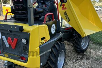 WACKER NEUSON 2026 Dumper Wheeled DW15 Diesel 1.5T Swivel tip skip