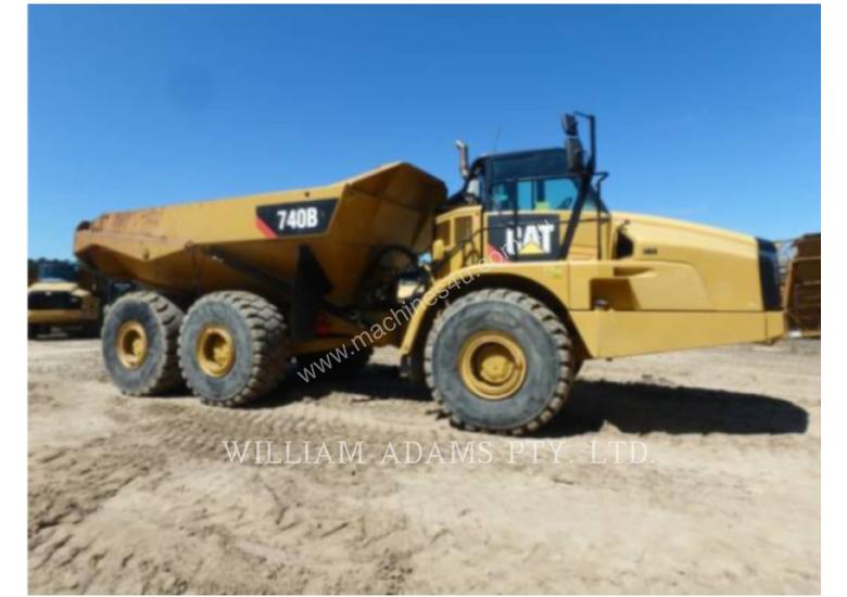 caption CATERPILLAR 740B Articulated Trucks