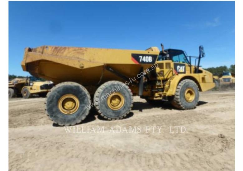 caption CATERPILLAR 740B Articulated Trucks
