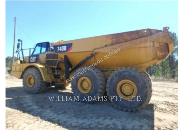 caption CATERPILLAR 740B Articulated Trucks