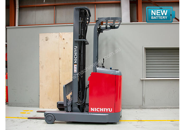caption 1.4T Battery Electric Stand Up Reach Truck